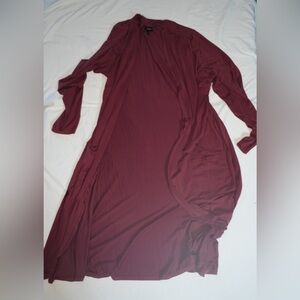 Torrid Deep Red Long Sleeve Cardigan